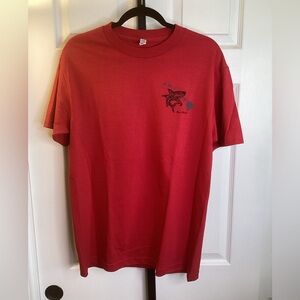 Alstyle Red Short Sleeve Maui Hawaii Graphic Tee, size Medium, NWT